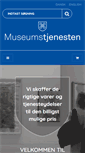 Mobile Screenshot of museumstjenesten.com